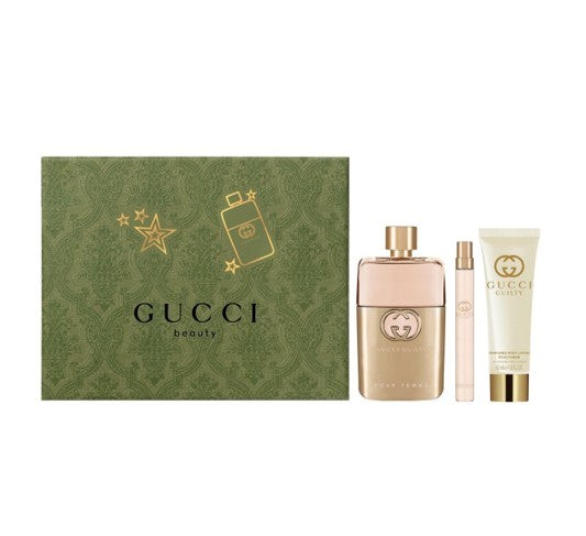 GUCCI Guilty EDP 90ml + Bl 50ml + Vial 10ml