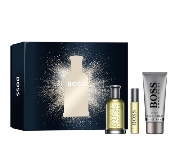 Boss Bottled Eau de Toilette 100ml + vial + SG 100ml