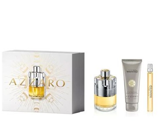 AZZARO Wanted EDT 100ml + Hair & Body 75ml + EDT10ml
