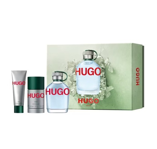 [99350191491] Hugo Man Eau de Toilette 125ml + Deo 75ml + SG 50ml